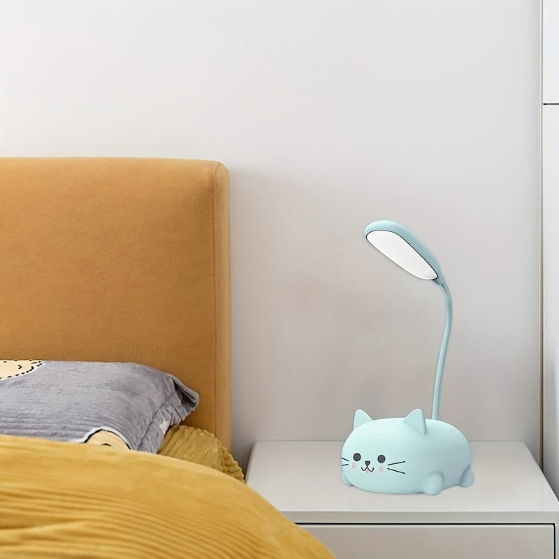 Fun Cat USB Desk Lamp with Bright Reading Light