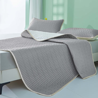 Cool Gel Mattress Topper Set - Ventilated & Portable Bed Pad