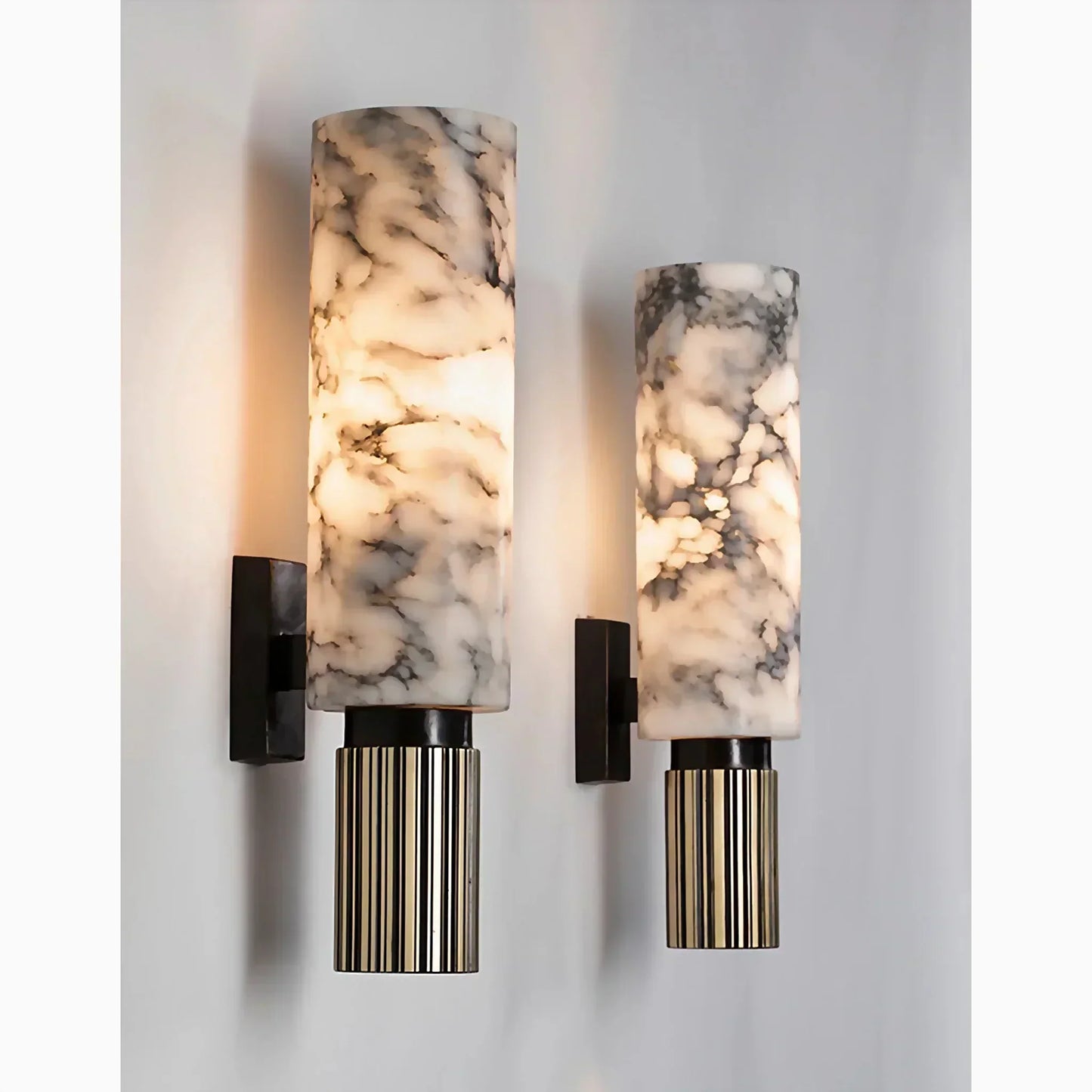 Elegant Stone Wall Light Fixture