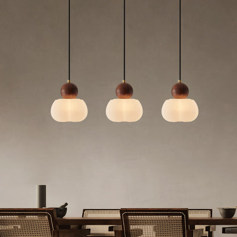 Traditional Antique Style 3-Light Wooden Chandelier - Luxicro