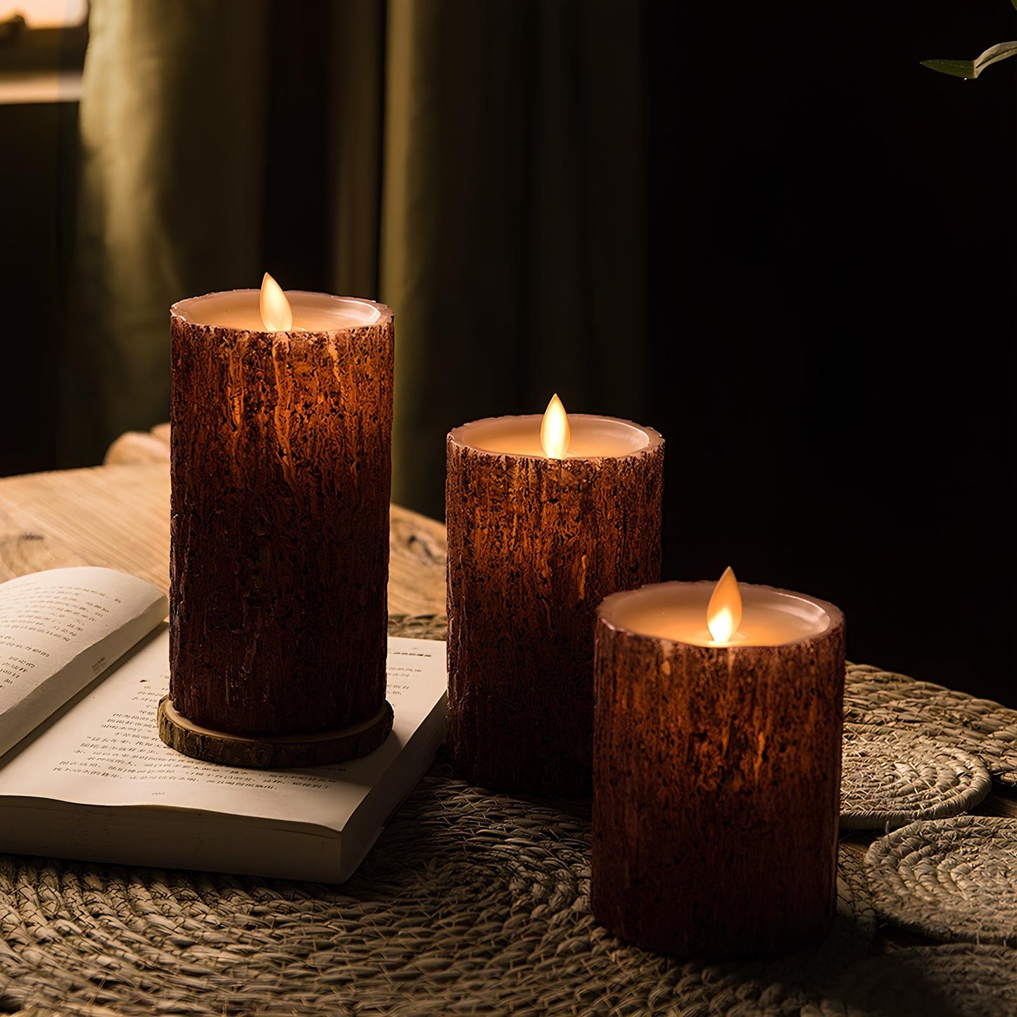 Flameless Battery Powered Wax Candles