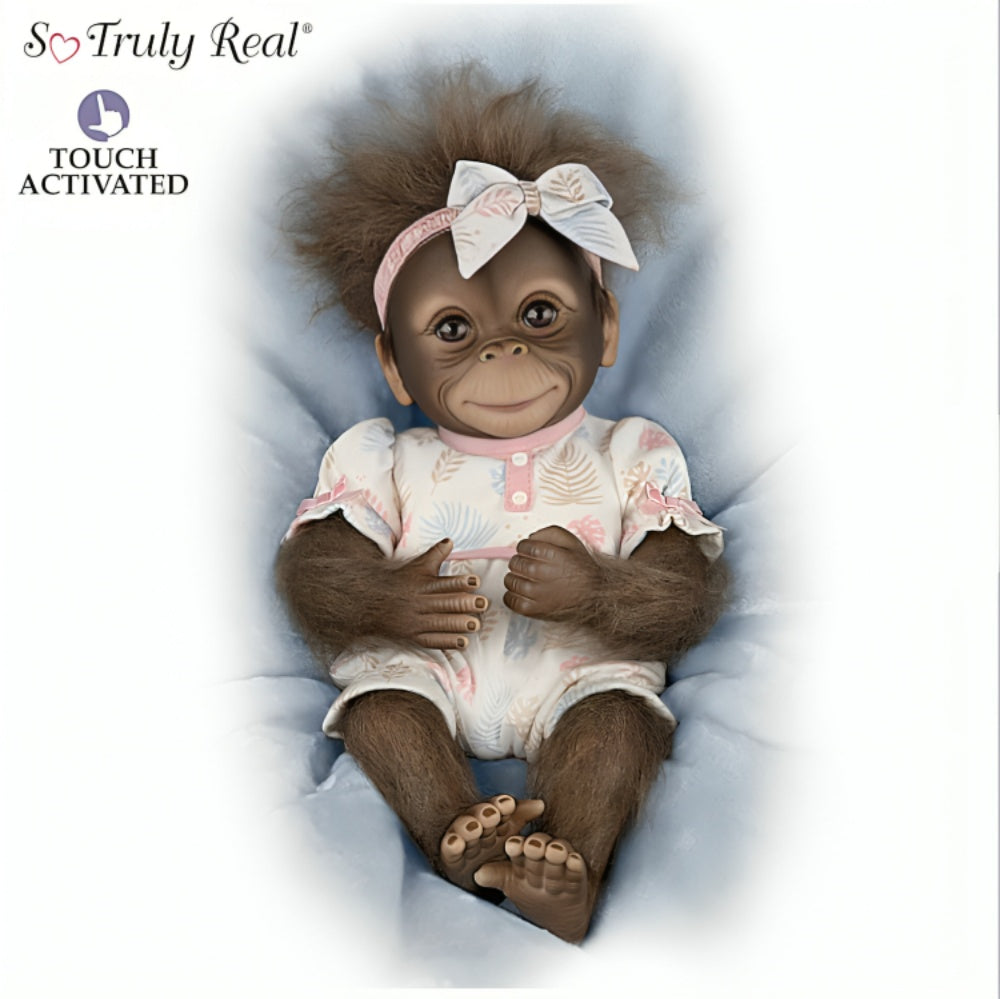 Cute Playful Monkey Figurine Toy - Luxicro