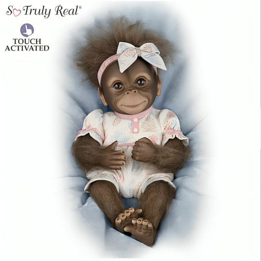 Cute Playful Monkey Figurine Toy - Luxicro