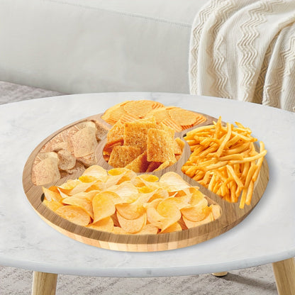 Natural Bamboo Wooden Serving Tray