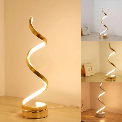 Bright Spiral LED Desk Light - Eco Friendly & Adjustable