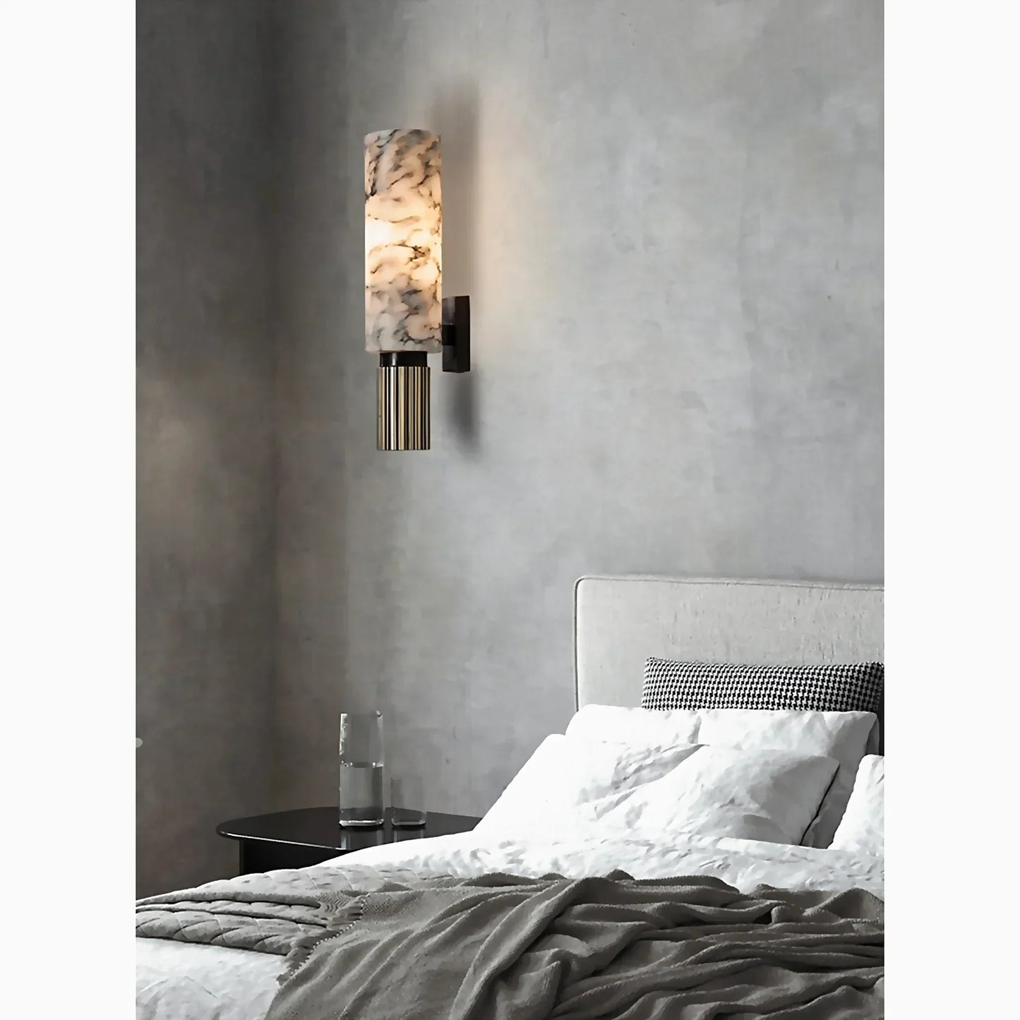 Elegant Stone Wall Light Fixture