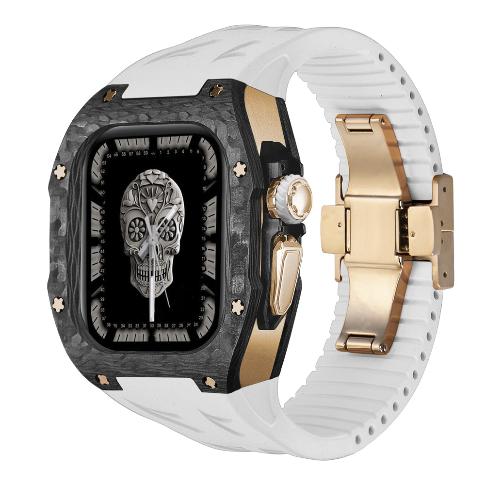 Durable Carbon Fiber Apple Watch Ultra Case Kit