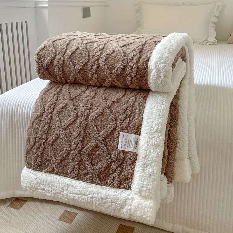 Cozy Plush Throw Blanket for Home Decor