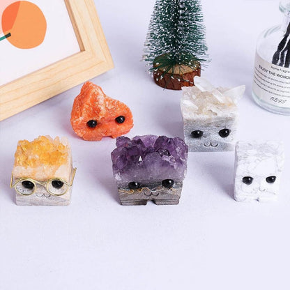 Handcrafted Natural Stone Hedgehog Decoration