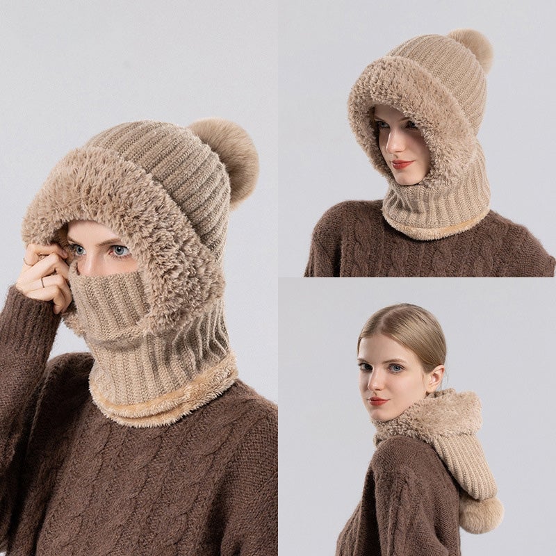 Warm Women's Cable Knit Winter Hat