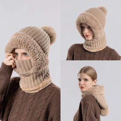 Warm Women's Cable Knit Winter Hat