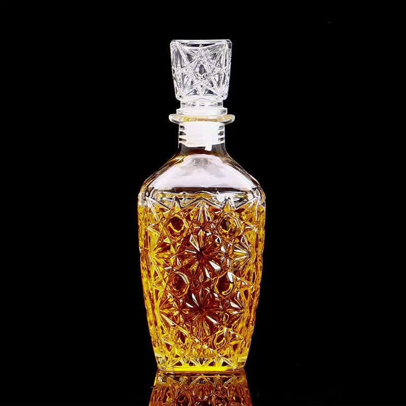 Vintage Mini Glass Wine Decanter