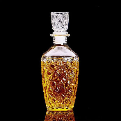 Vintage Mini Glass Wine Decanter