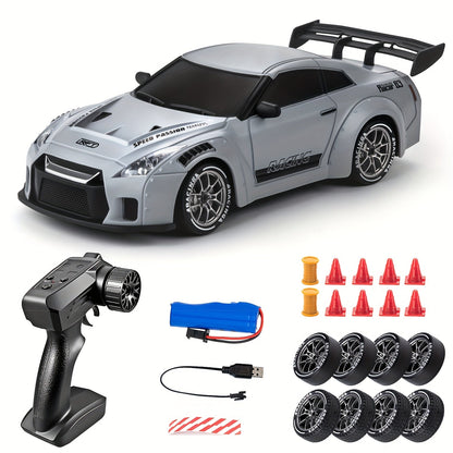 High Speed RC Drift Car with LED Lights - Rechargeable - Luxicro