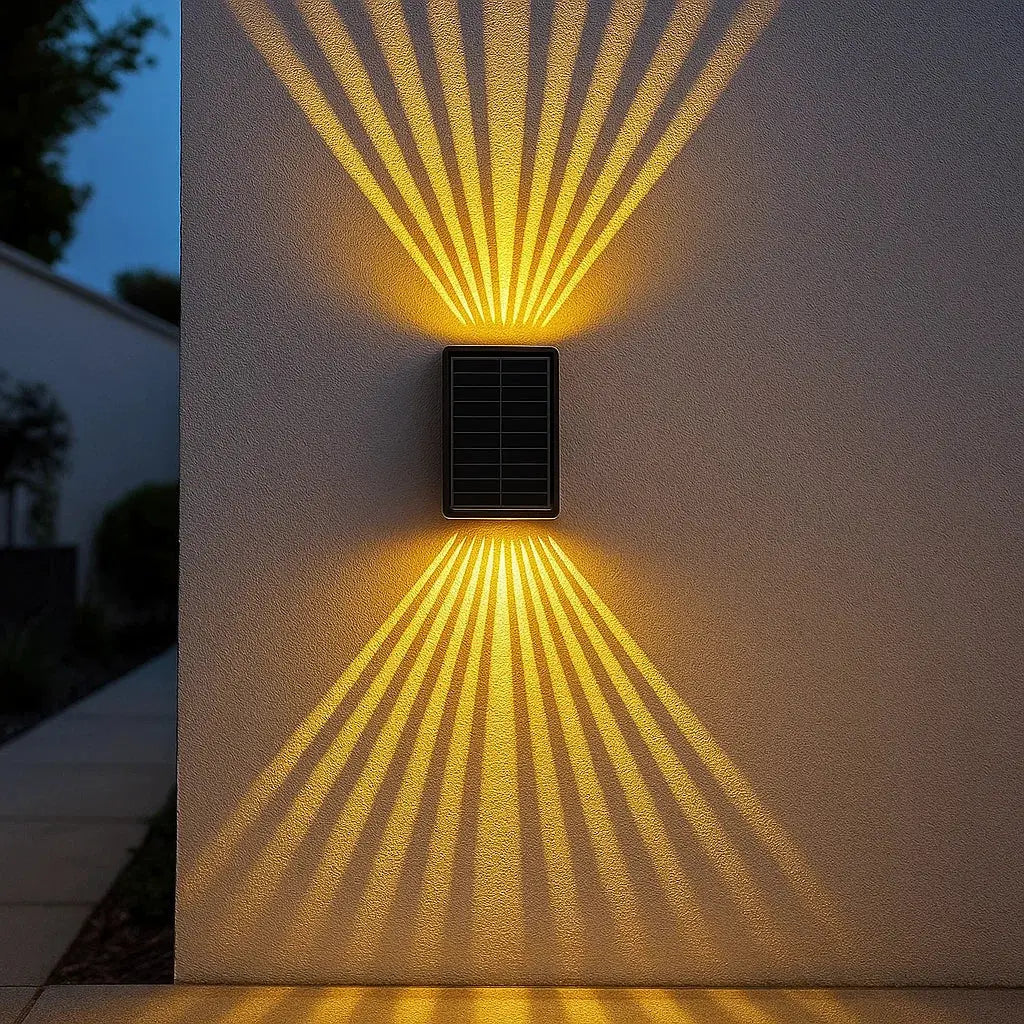 Colorful Outdoor LED Wall Light Display - Luxicro