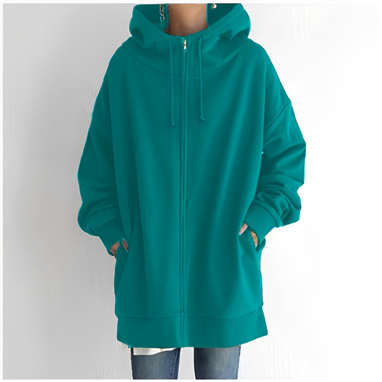 Cozy Women's Fleece Sweatshirt - Soft Oversized Hoody