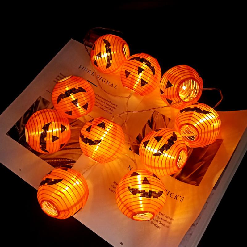 Warm Halloween Party String Lights