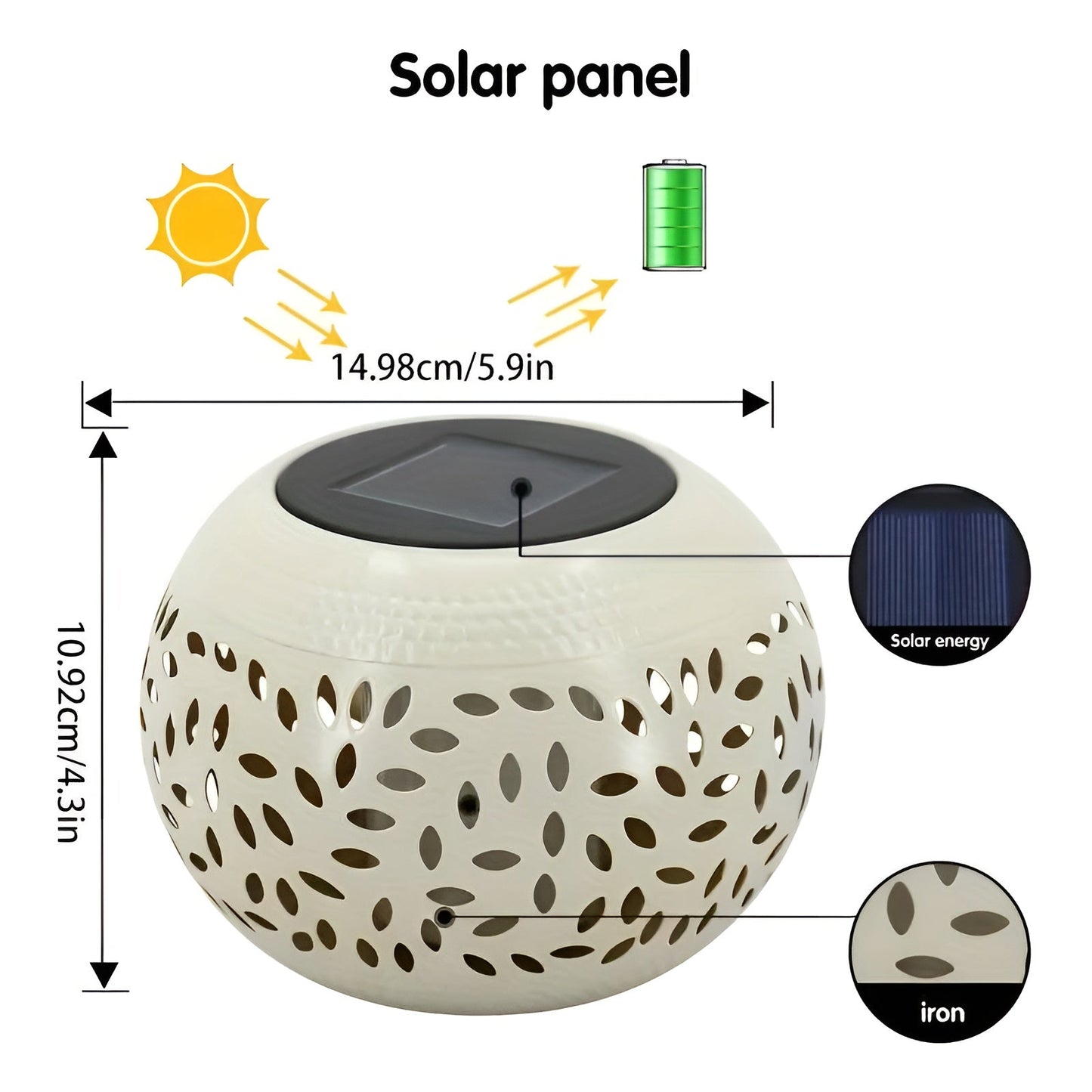 Decorative Outdoor Solar Dot Lamp