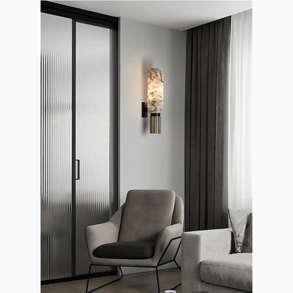 Elegant Stone Wall Light Fixture