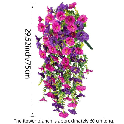 Vibrant Garden Floral Hanging Basket - Luxicro