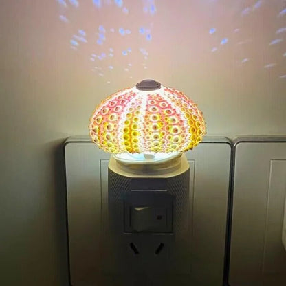 Beachy Coastal Table Lamp with Shell Shade
