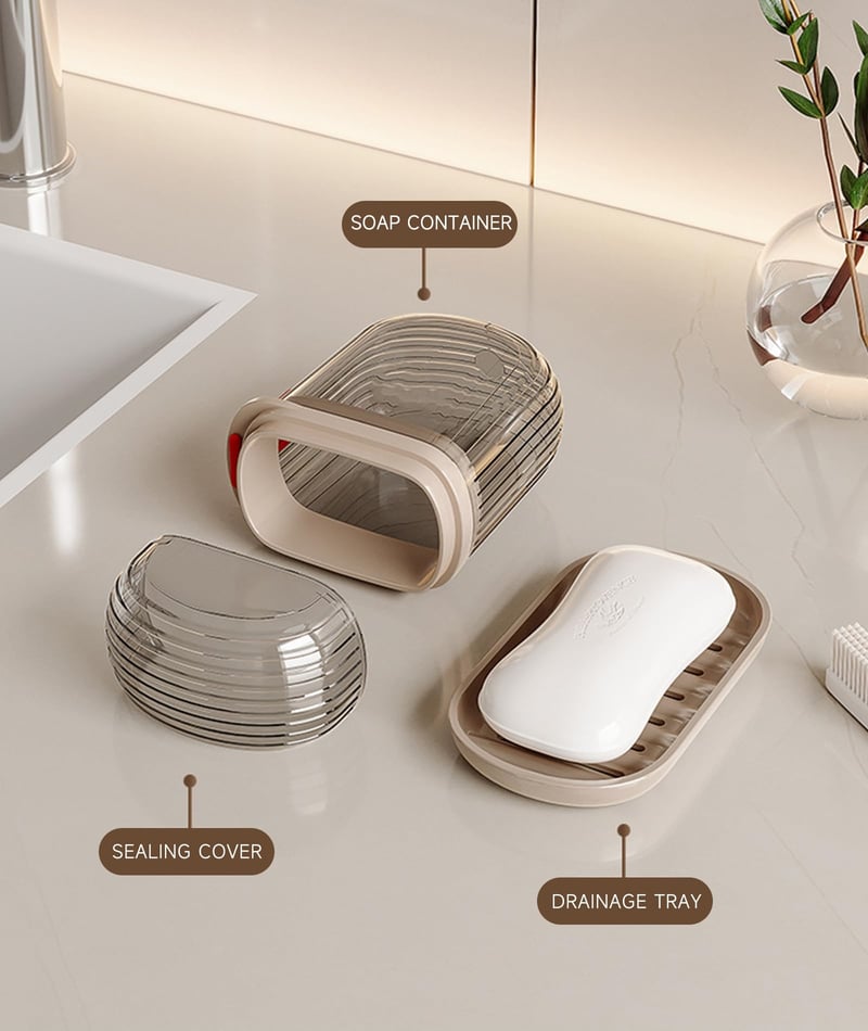 Compact Travel Soap Container