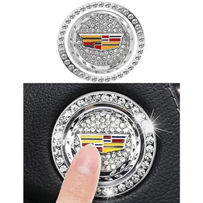 Sparkly Car Key Start Button Cover Ring