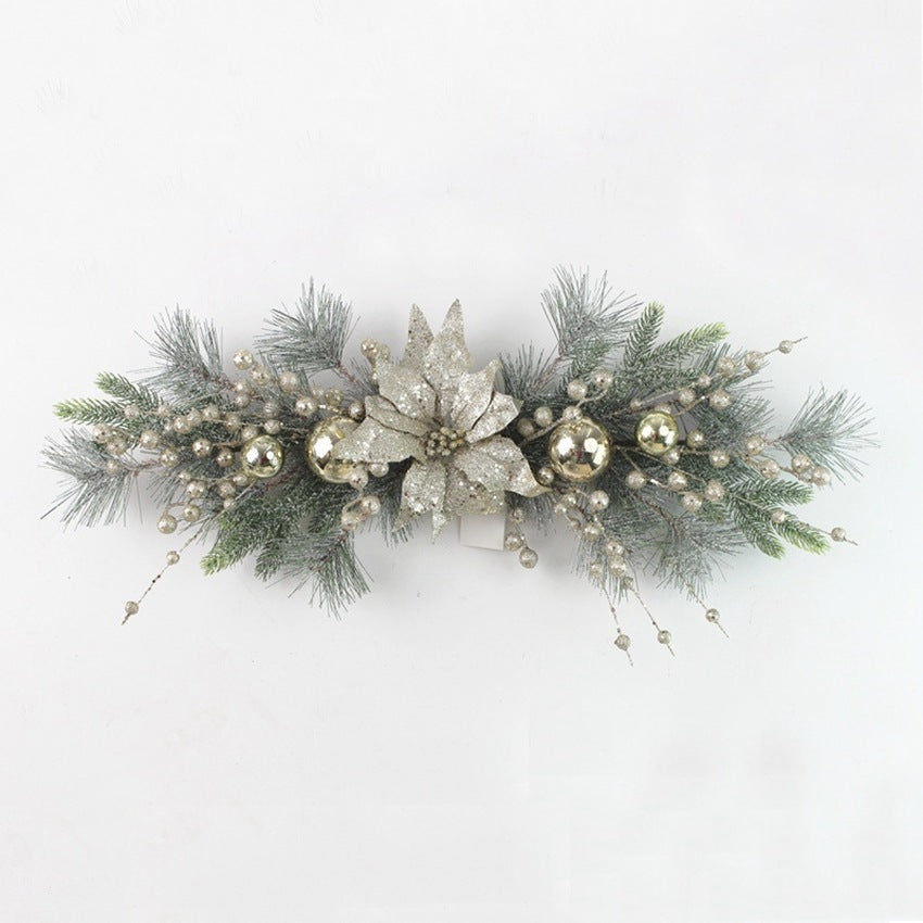 Traditional Christmas Wreath and Garland Set
