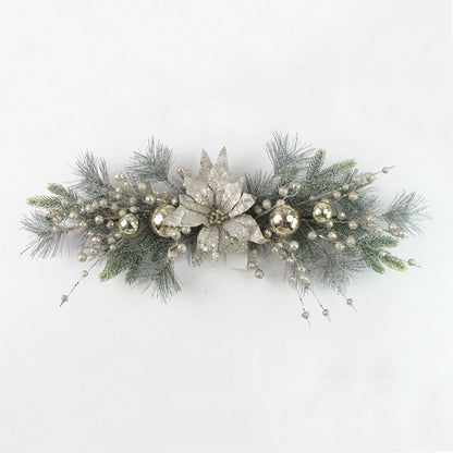 Traditional Christmas Wreath and Garland Set