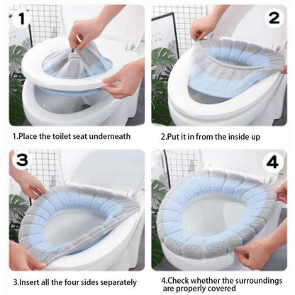 Comfortable Padded Toilet Seat Protector