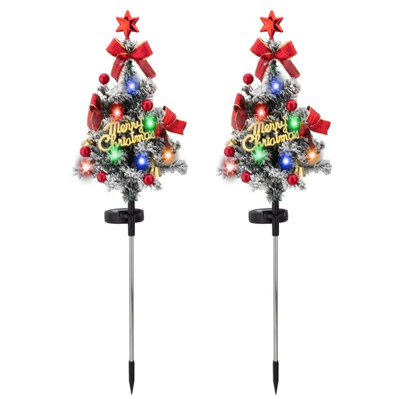 Colorful Outdoor Xmas Tree Yard Lights - Luxicro