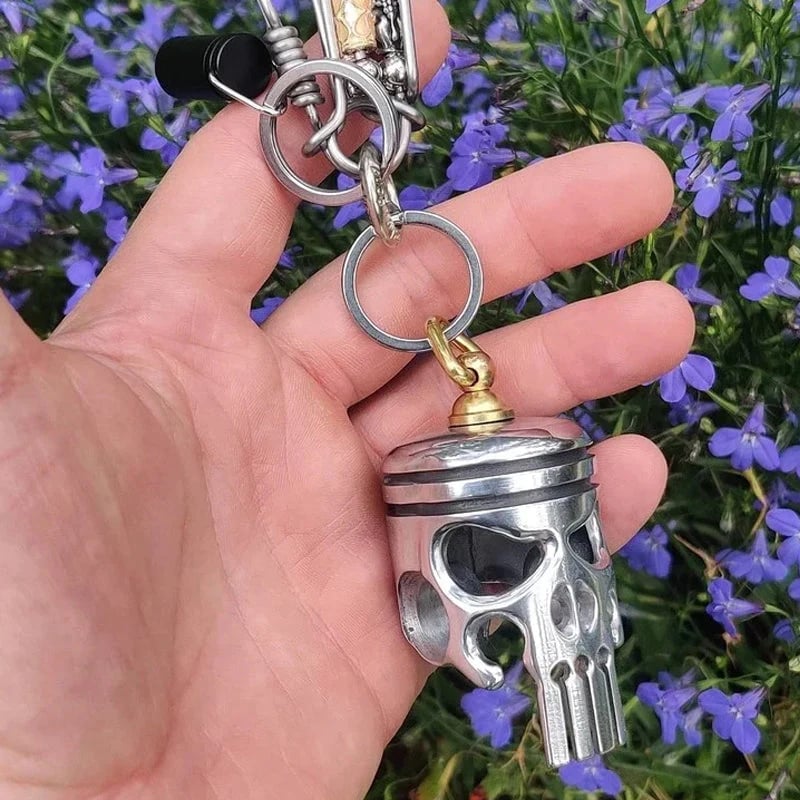 Cool 3D Skull Keychain