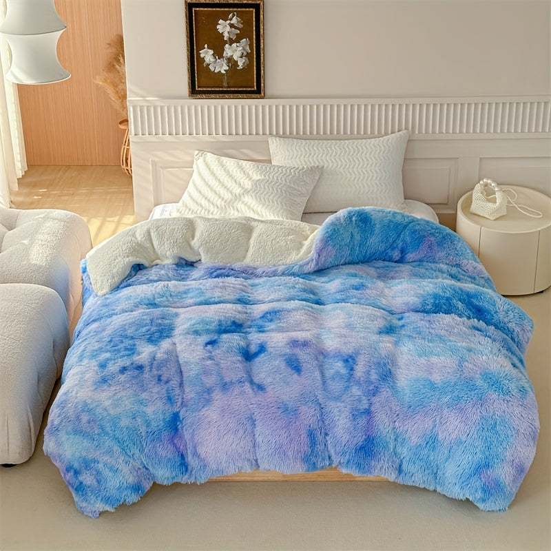 Cozy Faux Fur Warm Throw Blanket