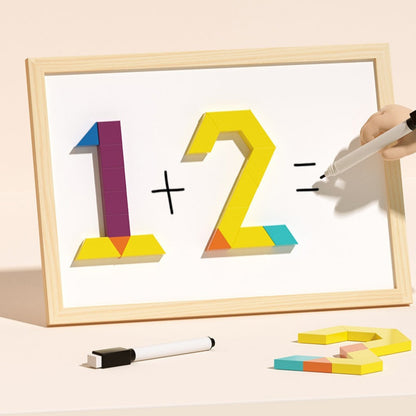 Learning Wooden Magnet Blocks Set