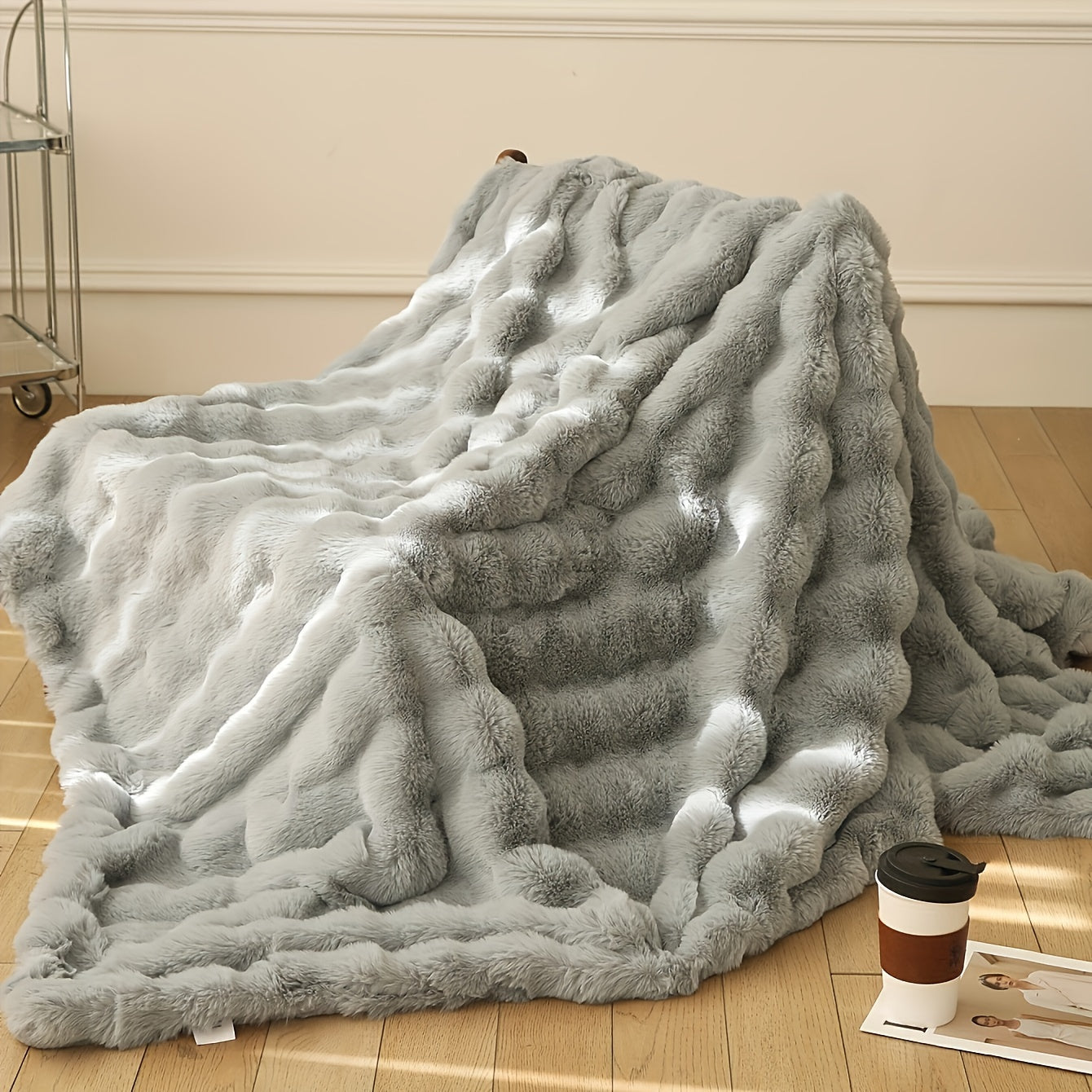 Plush Warm Bunny Fleece Blanket