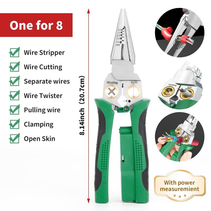 Multi-Tool Electrician Pliers Set