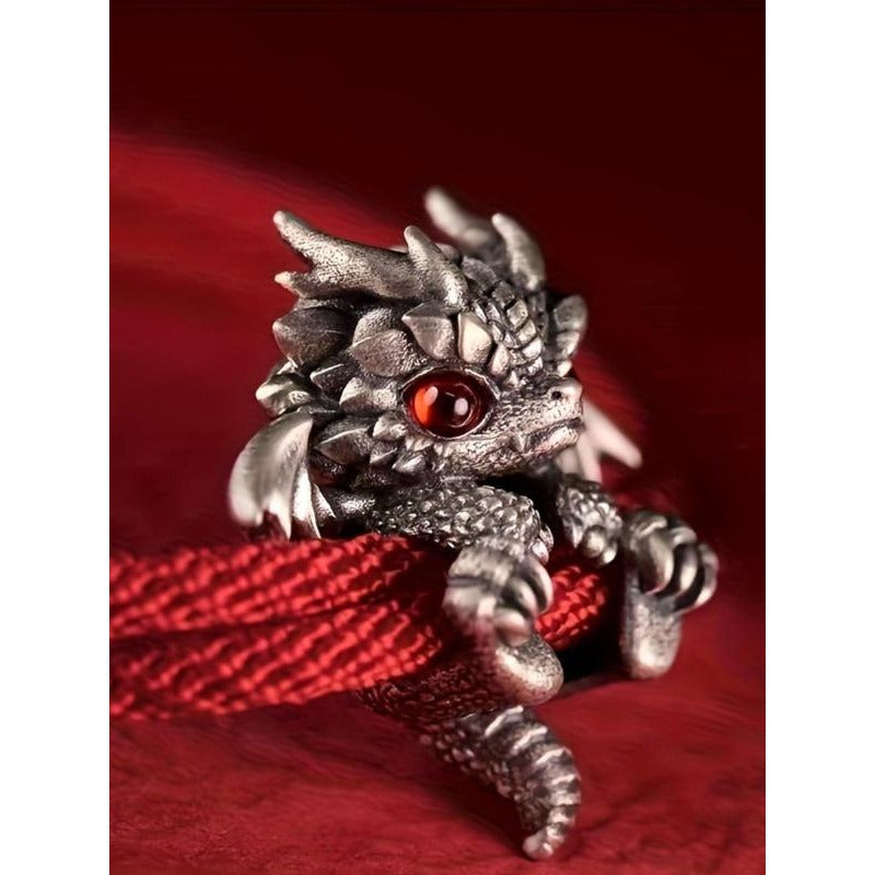 Custom Engraved Baby Dragon Cuff Bangle - Luxicro