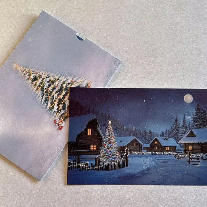 Cozy Winter Wonderland Scene Postcard
