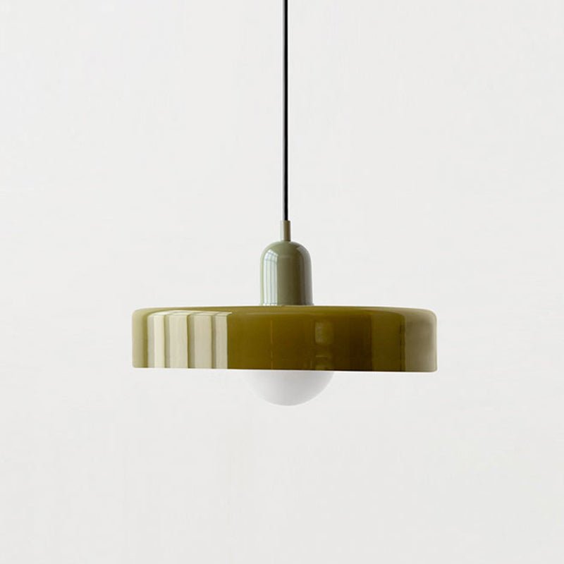 Vibrant Colored Glass Hang Ceiling Light Fixture