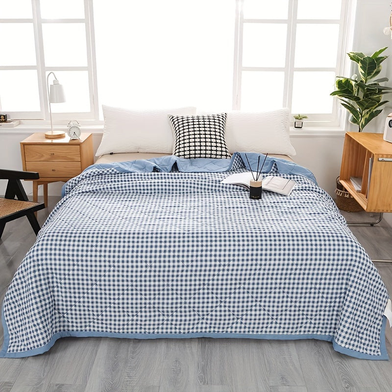 Soft Plaid Throw Blanket for Chill Nights