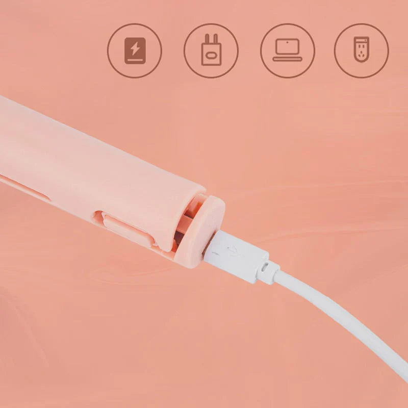 Compact Travel Curling Iron Set