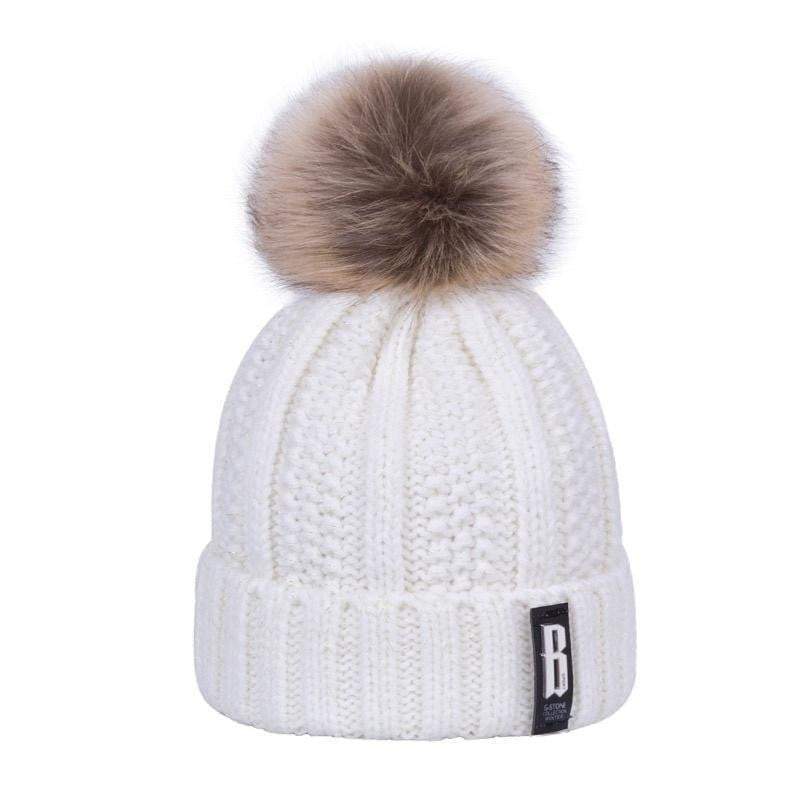 Soft Fuzzy Winter Knit Beanies