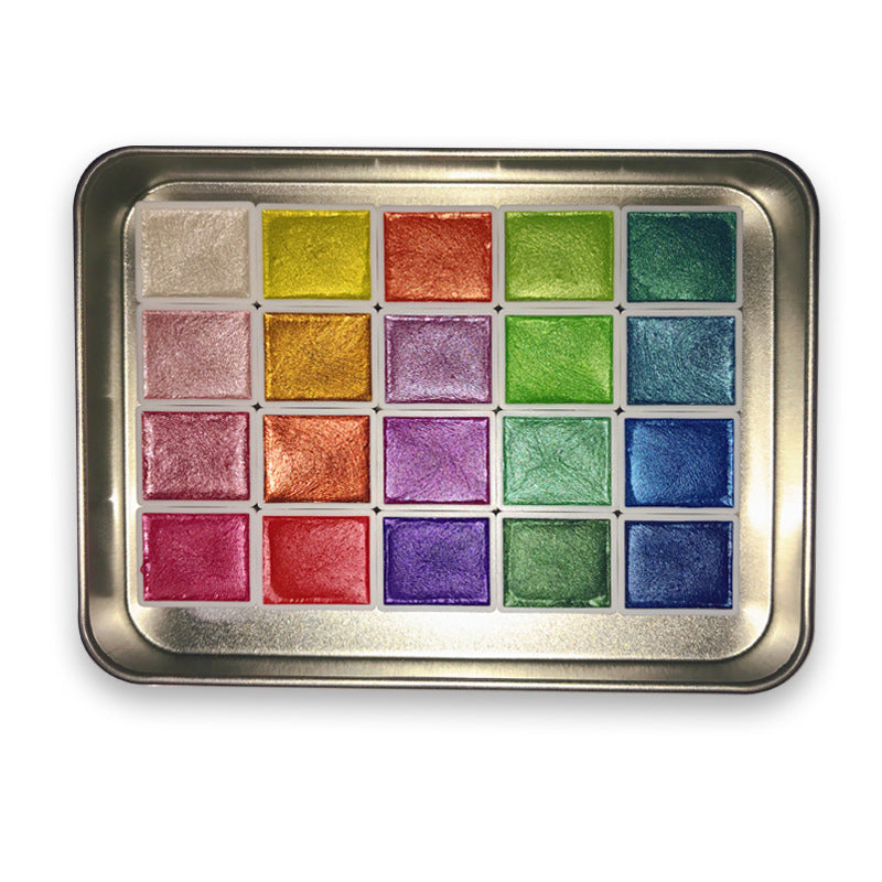 Bright 20 Piece Watercolor Painting Set