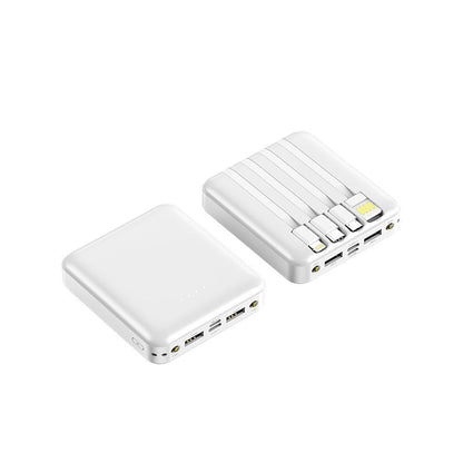 Portable 4-in-1 Quick Charge Power Bank