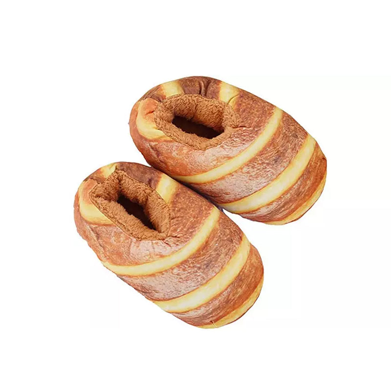 Cozy Fresh Bread Slippers - Luxicro