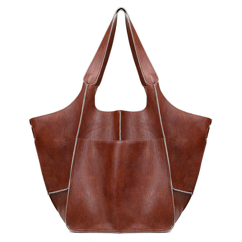 Big Genuine Leather Handbag for Ladies