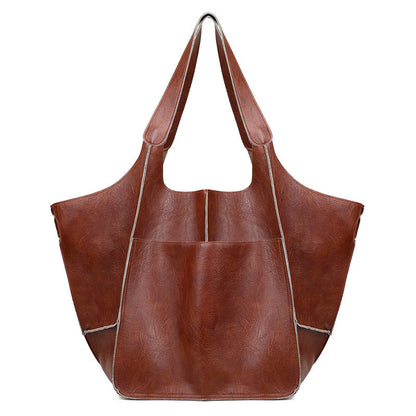 Big Genuine Leather Handbag for Ladies