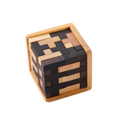 Challenging Wooden Logic Puzzle Game