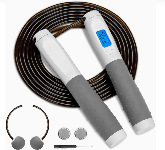 Wireless Fitness Jump Rope with Step Counter
