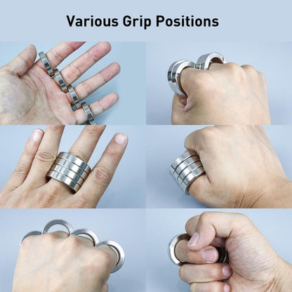 Compact Stainless Steel Fidget Toy Spinner